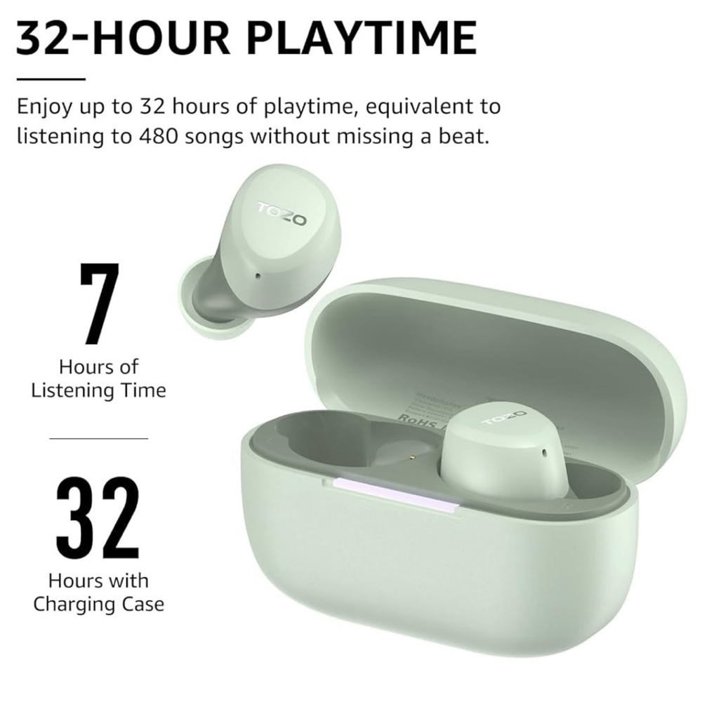 A1 True Wireless Earbuds - Green - Picture 11 of 13